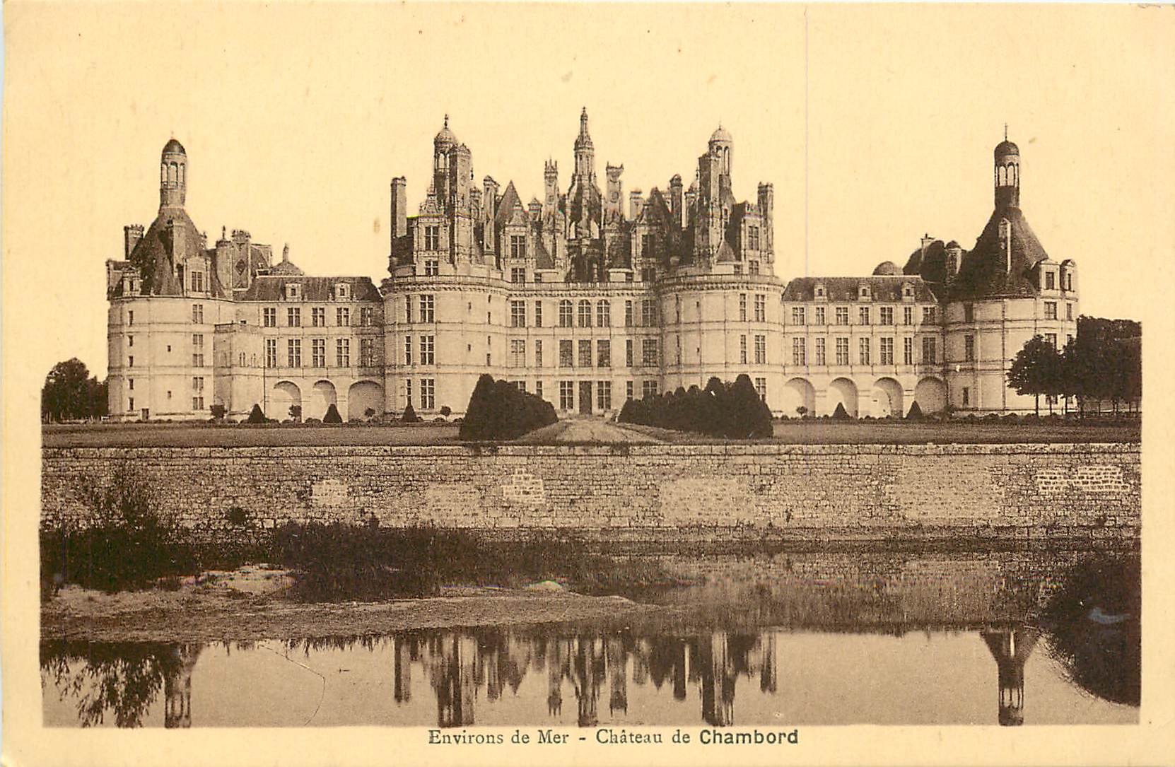 CPA Environs de Mer Chateau de Chambord