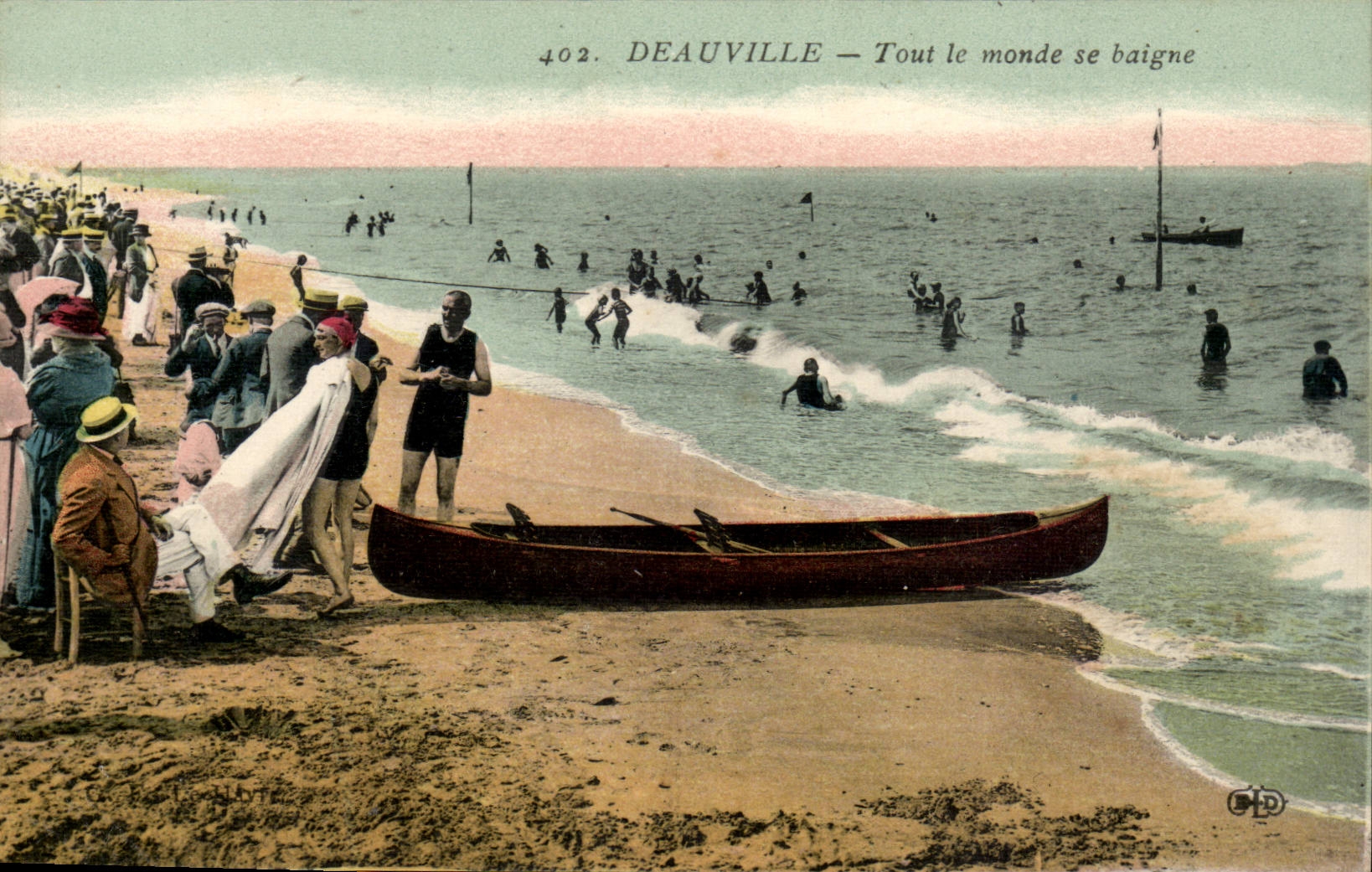 Deauville CPA Everyone bathes