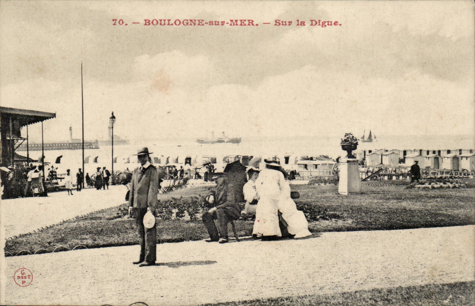 Boulogne on Sea CPa On the worthy one