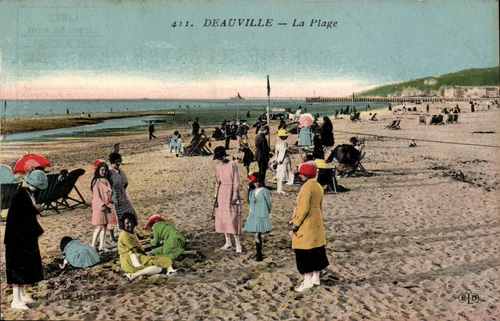 Deauville CPA the beach