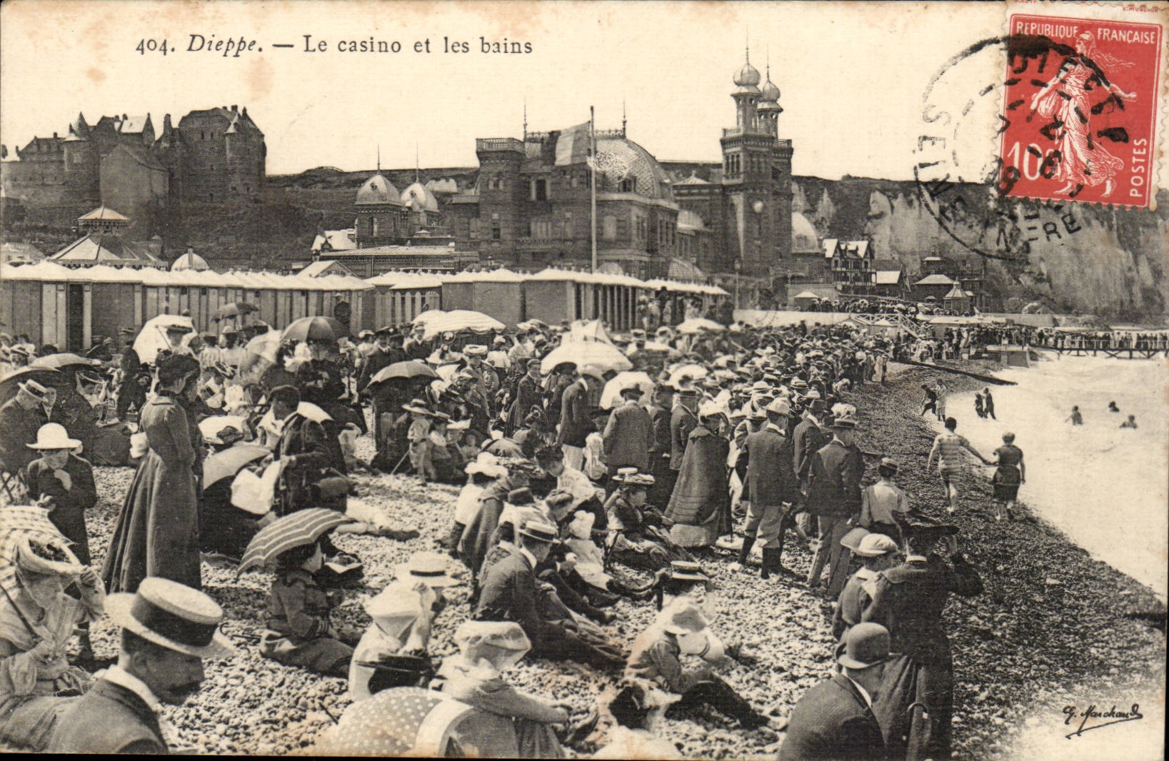 Dieppe CPA das Kasino und die Bader