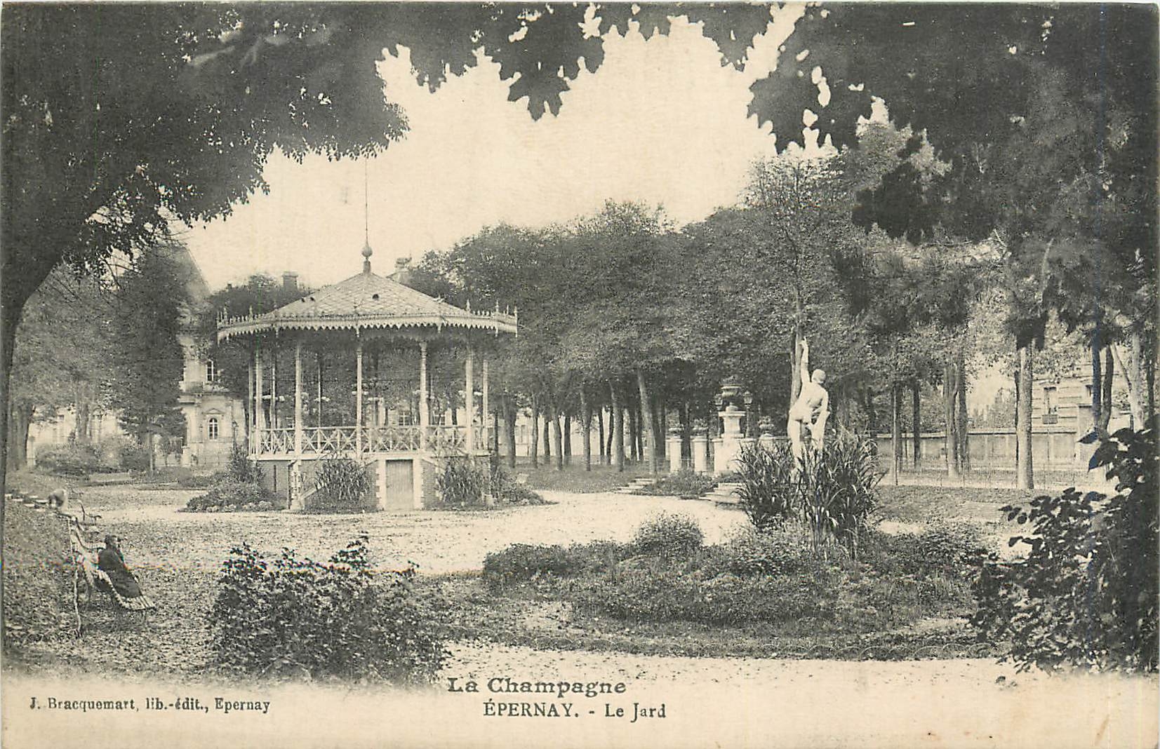 CPA La Champagne Epernay le Jard 