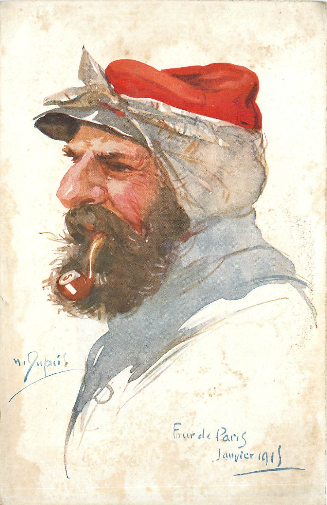 CPA Soldat Militaria