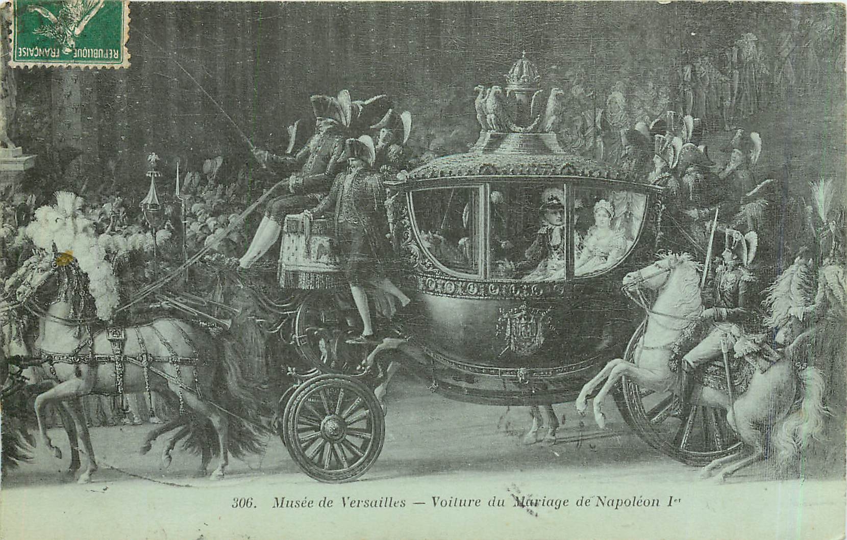 CPA Musee de Versailles Voiture du mariage de Napoleon 1er 