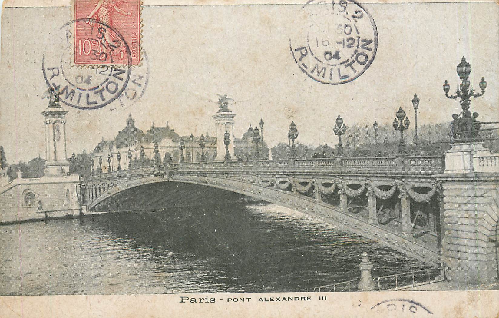 CPA Paris pont Alexandre III 