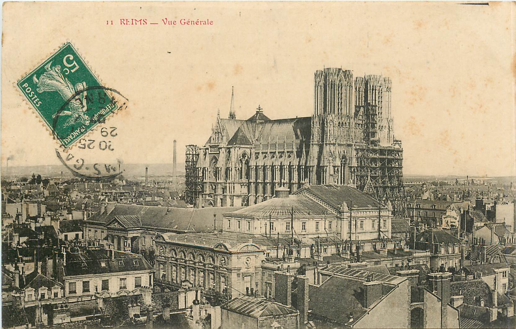 CPA Reims vue generale 