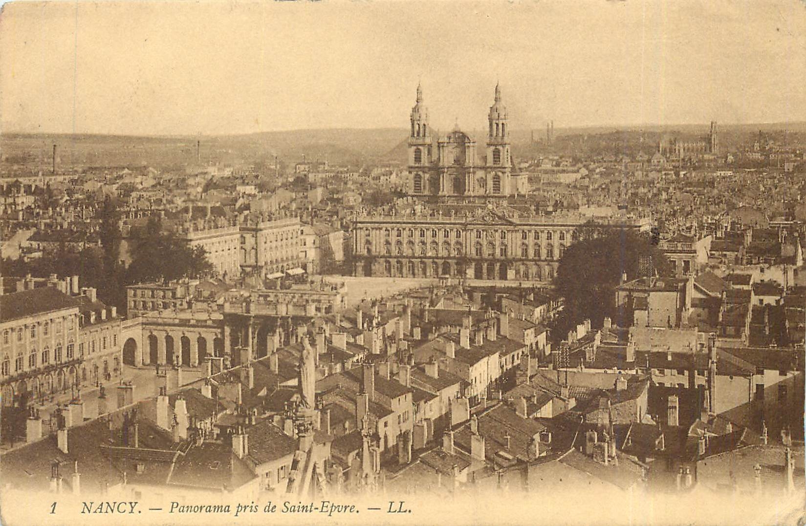 CPA Nancy panorama pris de Saint Epvre