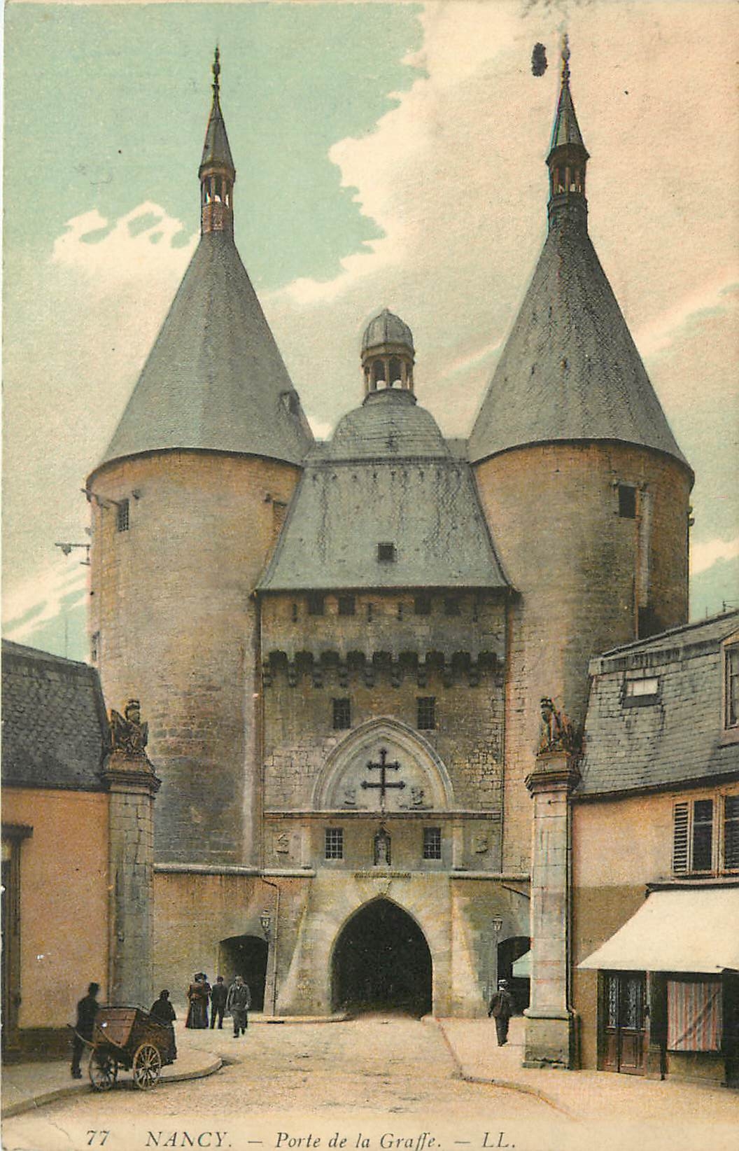 CPA Nancy porte de la Graffe 