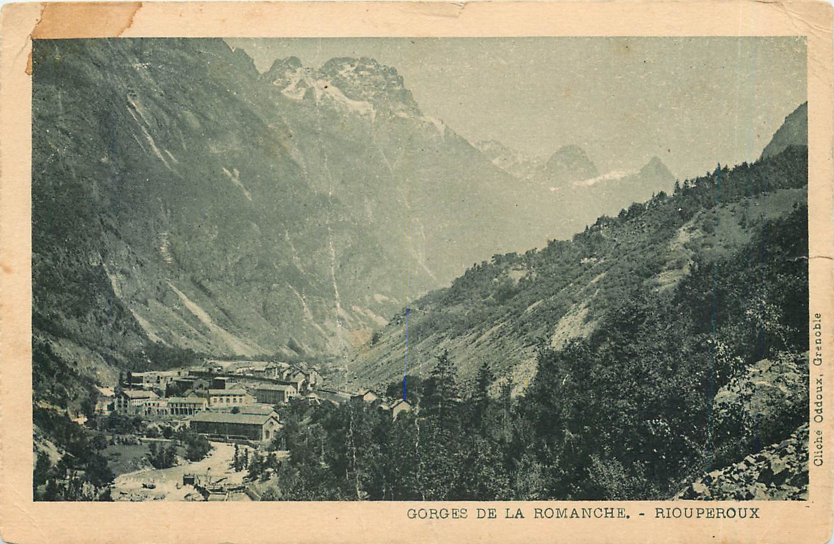 CPA Gorges de la Romanche Riouperoux 