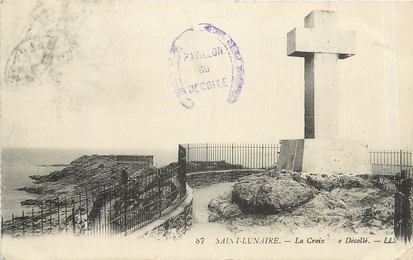 CPA Saint Lunaire la croix 