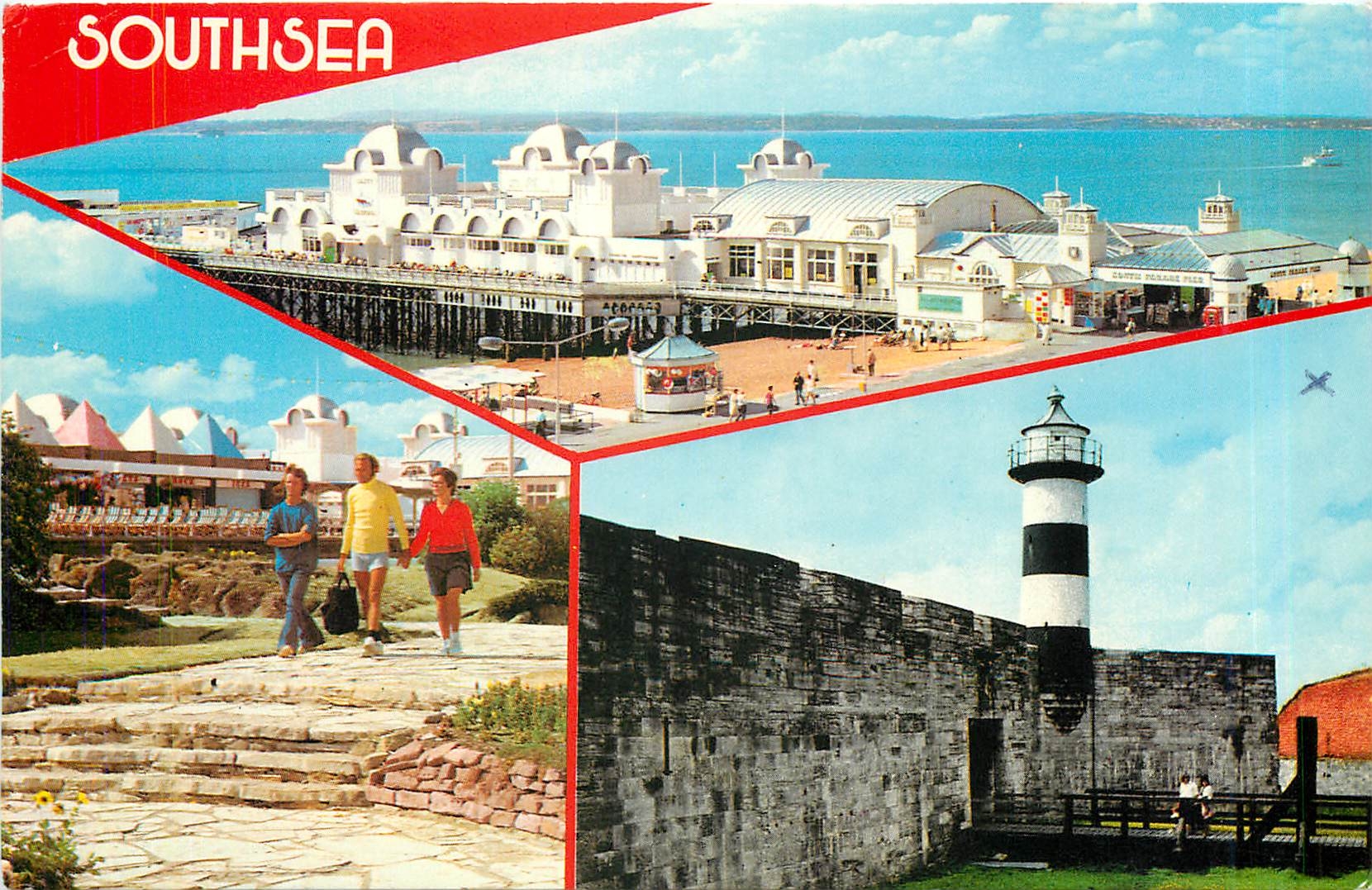 CPM Southsea the pier oriental Gardens the Castle
