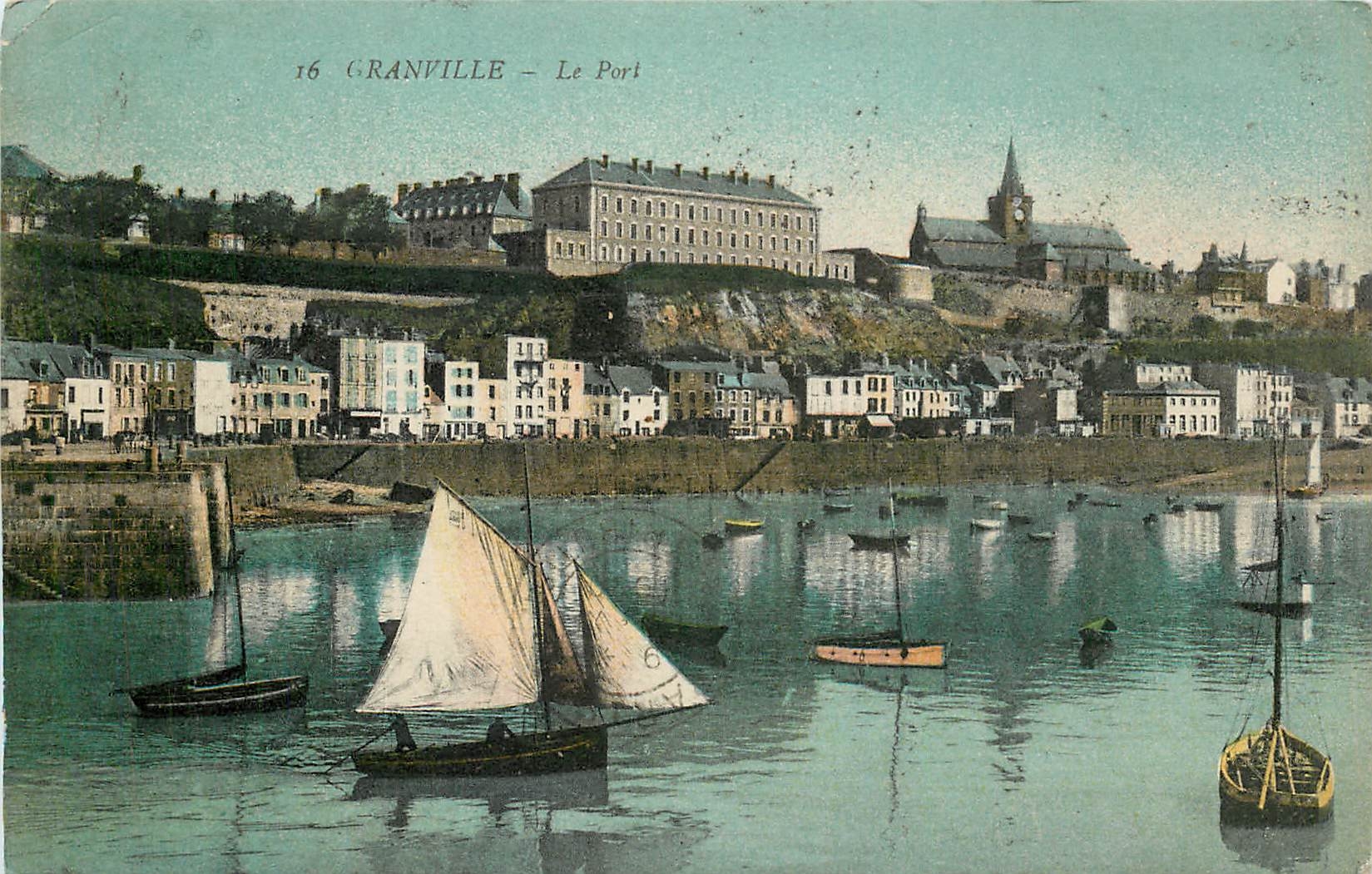CPA Granville Le Port Bateaux