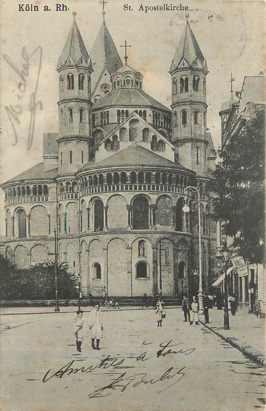 CPA Koln a Rh St Apostelkirche 