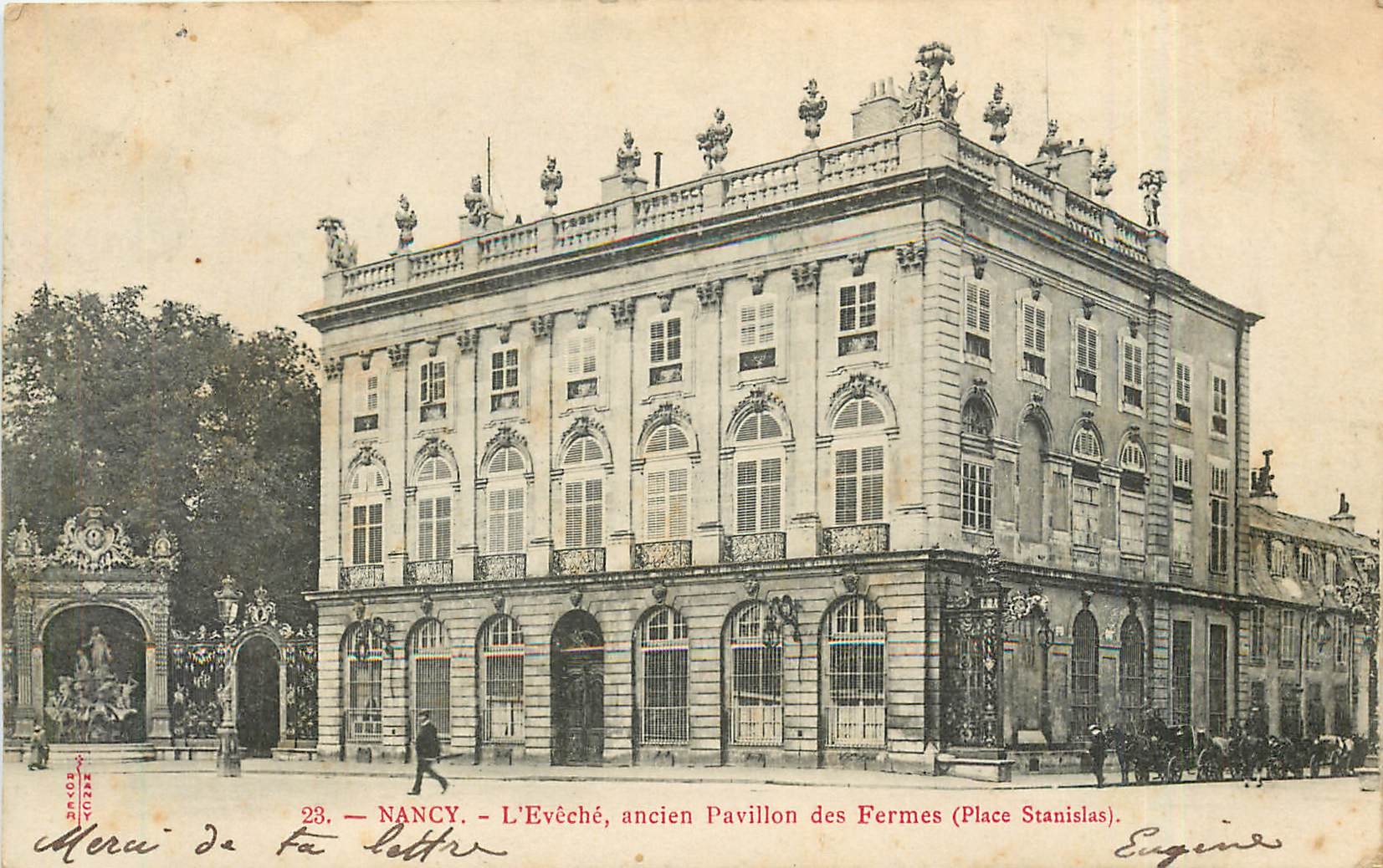 CPA Nancy L'Eveche ancien Pavillon des Fermes