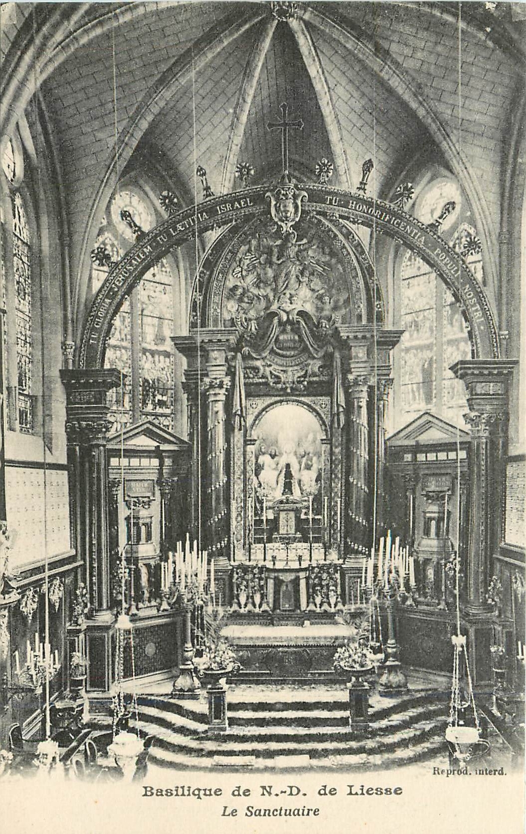 CPA Basilique de ND de Liesse Le Sanctuaire 