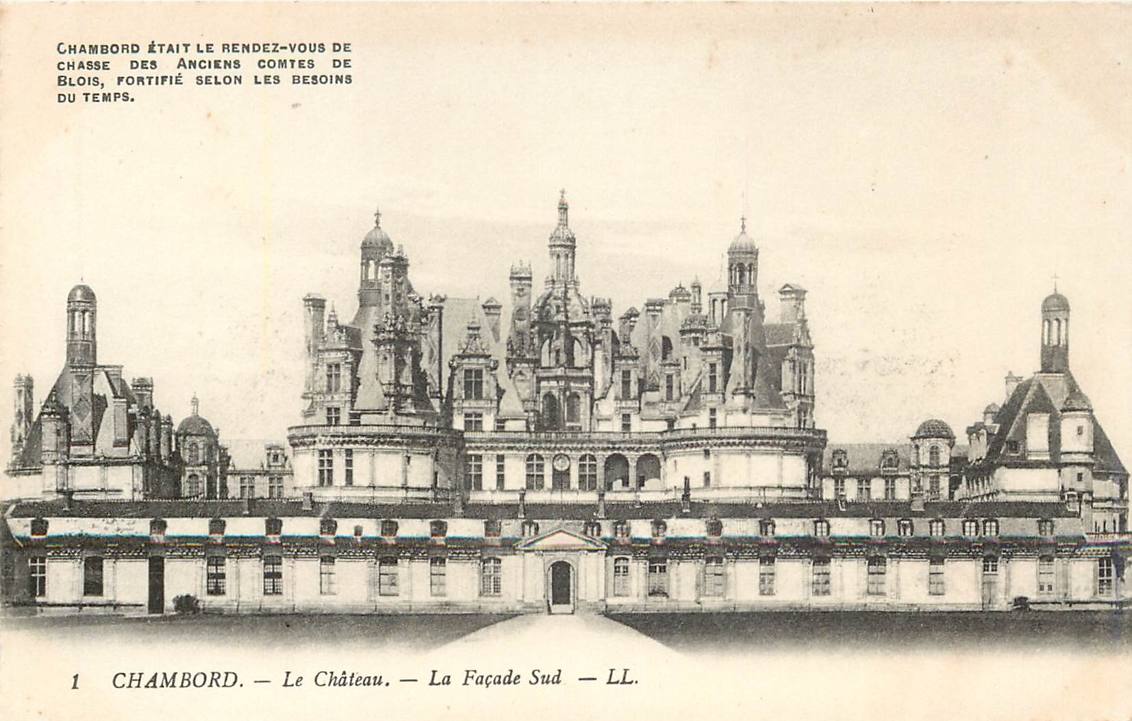 CPA Chambord Le Chateau La Facade Sud 