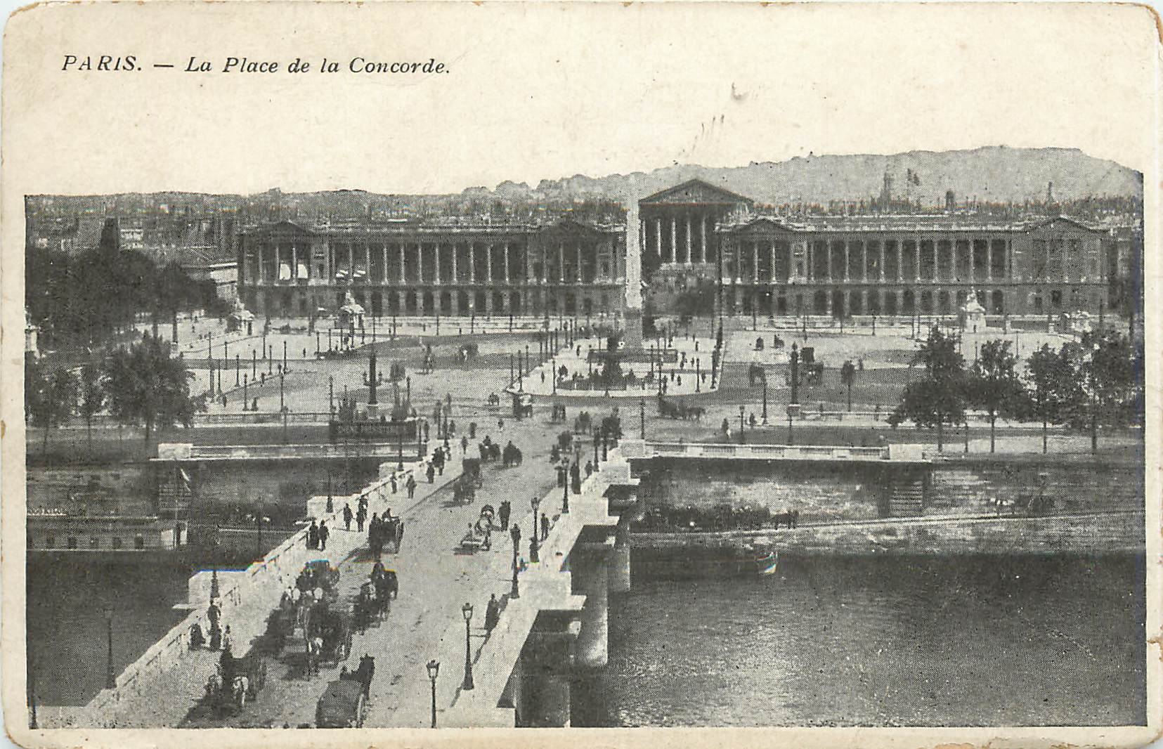 CPA Paris La Place de la Concorde 