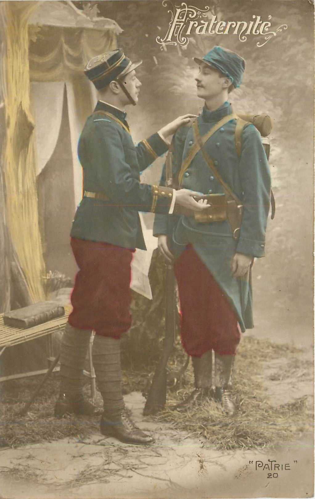 CPA Fraternite Militaria
