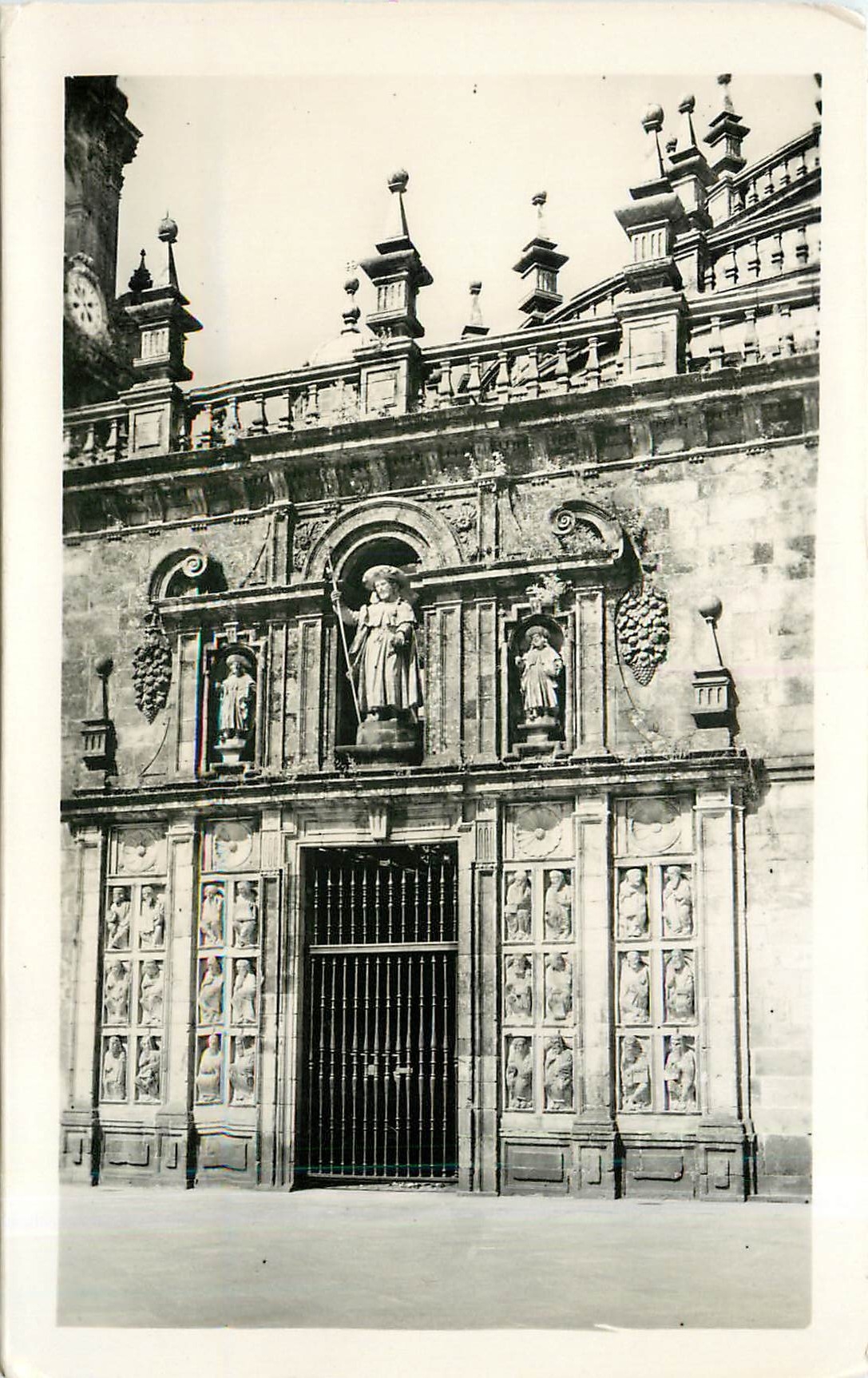 CPA Santiago de Compostela Porte Sainte 