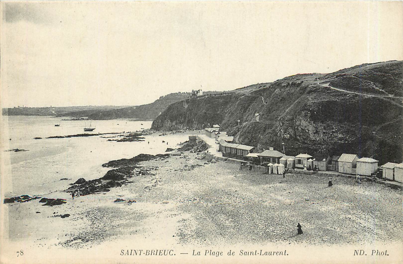 CPA Saint Brieuc La Plage de Saint Laurent