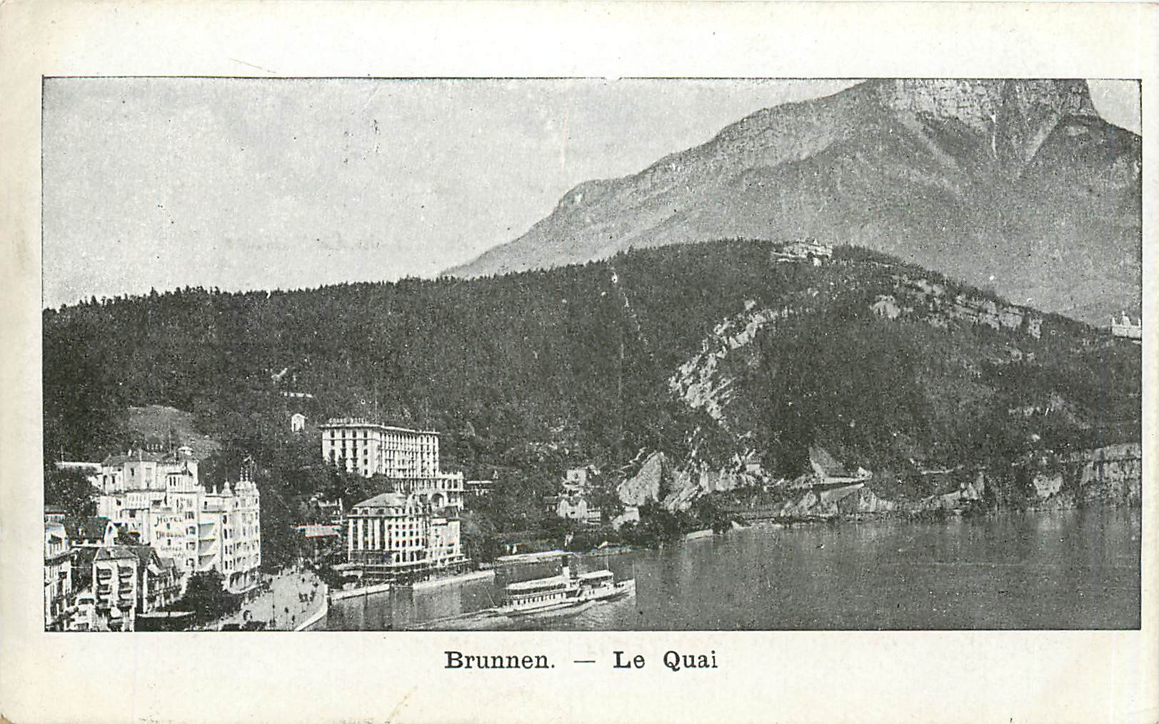 CPA Brunnen Le Quai 