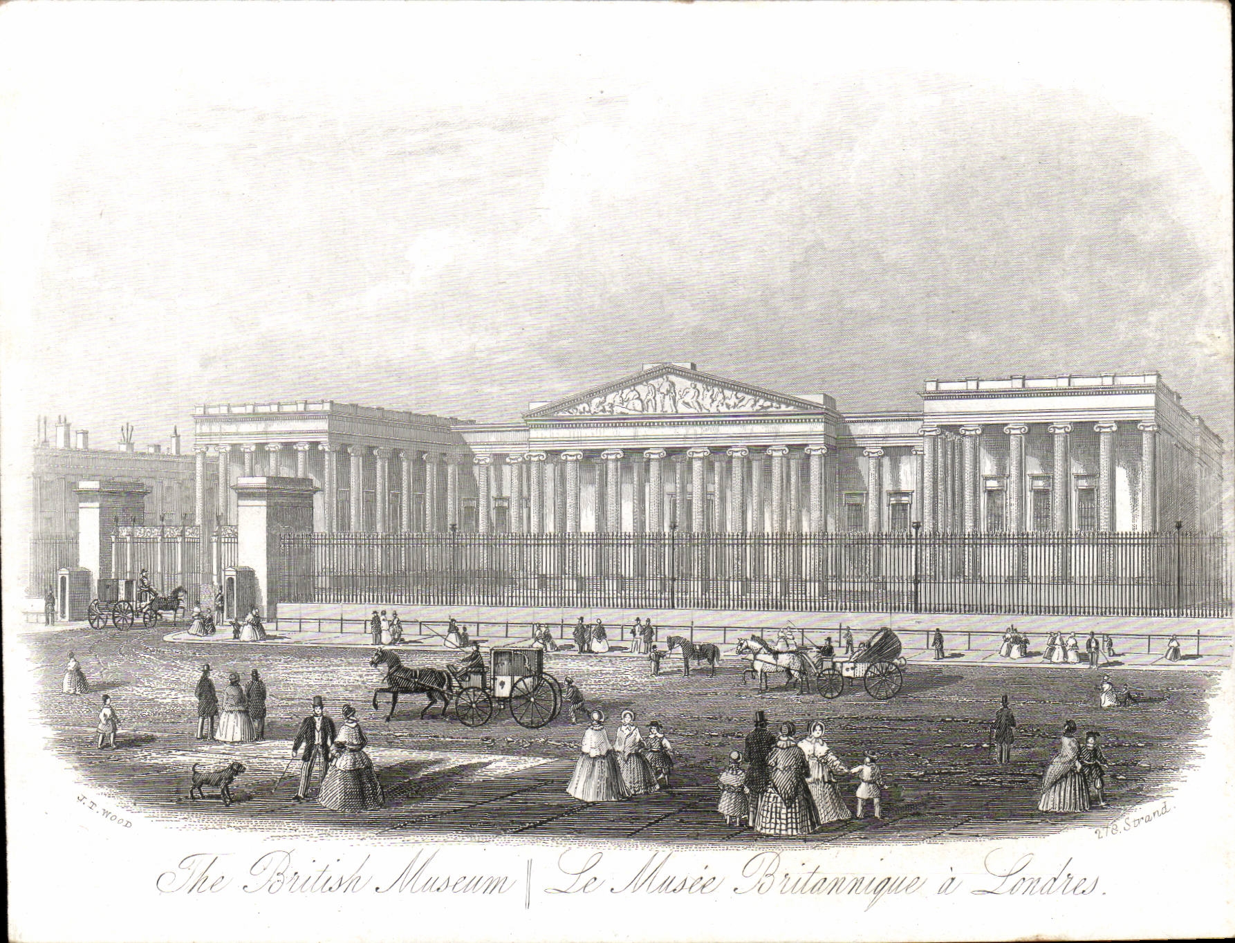 Great Britain CPA London The British Museum the British museum has London Large size