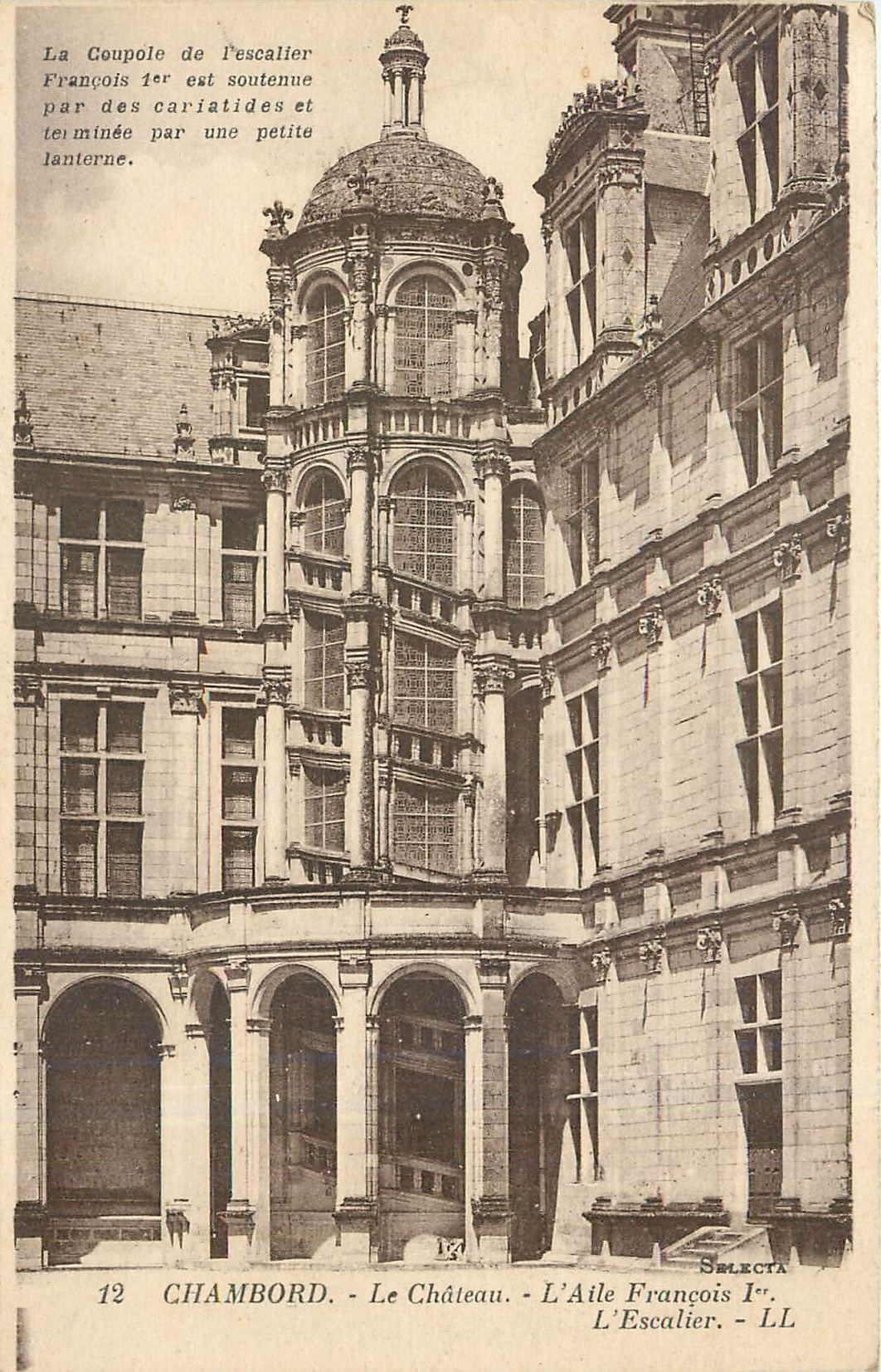 CPA Chambord - Le Château - L'Aile François 1er