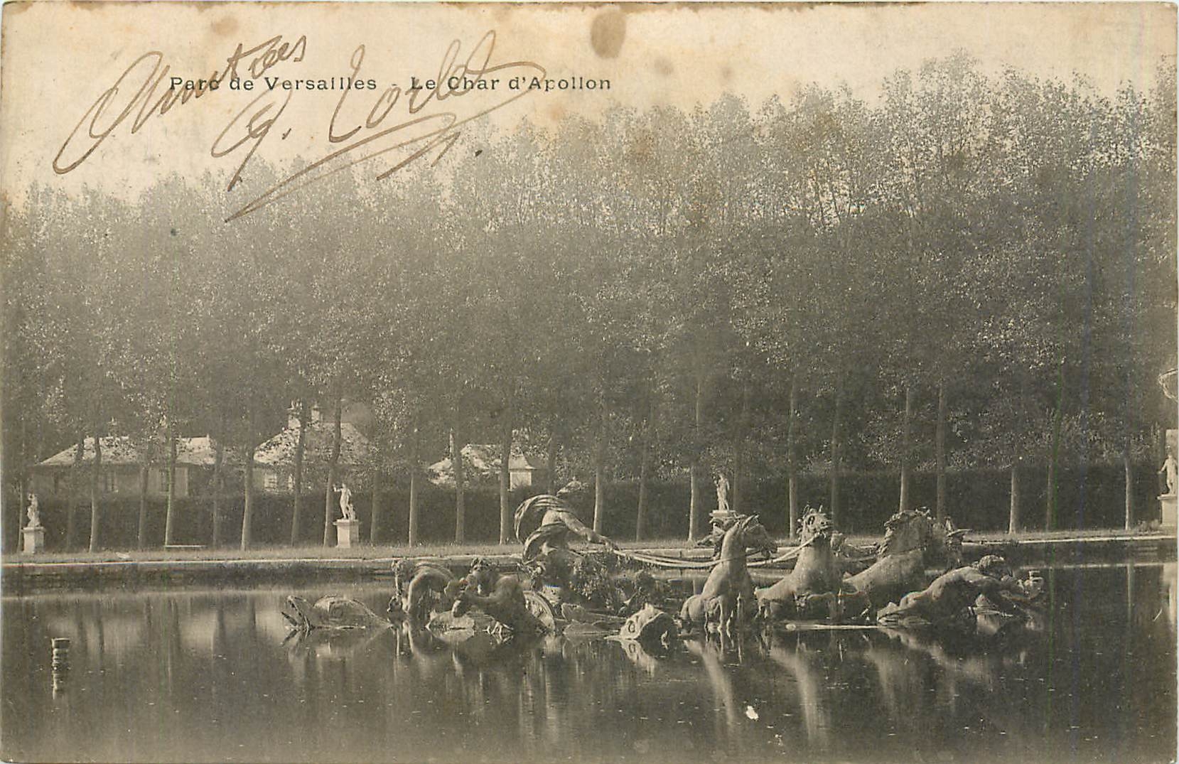 CPA Parc de Versailles - Le Char d'Apollon