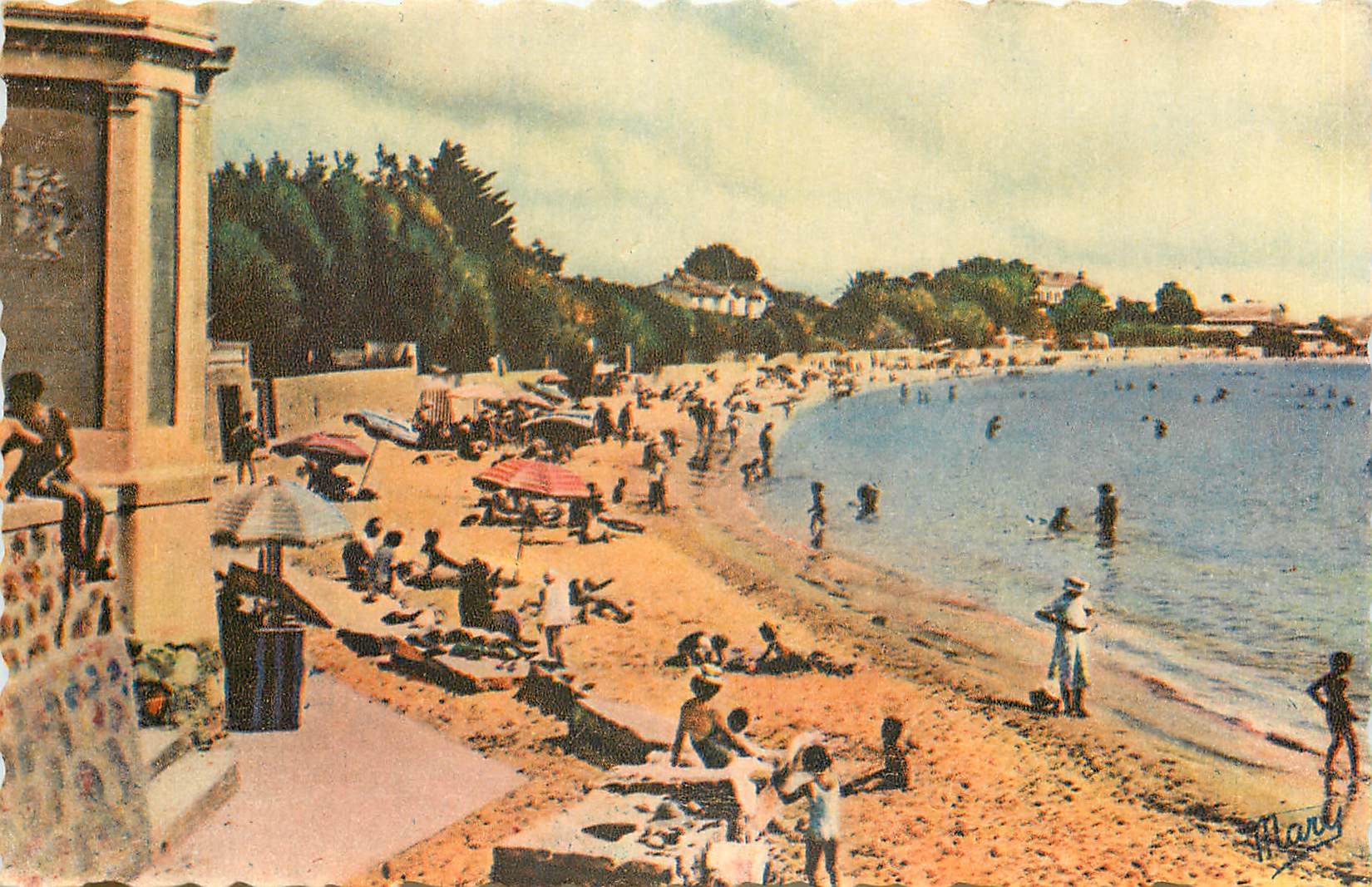 CPA Les Sablettes  -  La Plage