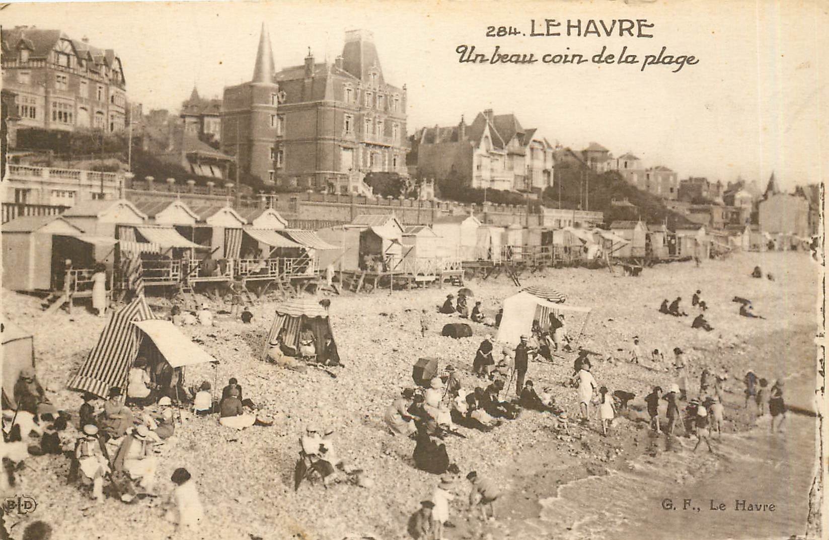 CPA Le Havre  -  un Beau coin de la Plage