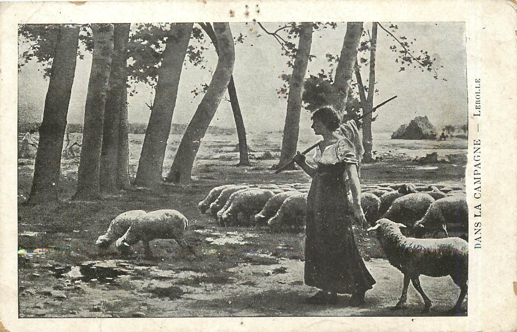 CPA Dans la campagne - Lerolle