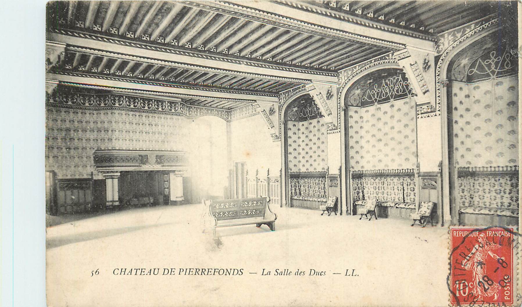 CPA Château de Pierrefonds - la salle des Ducs