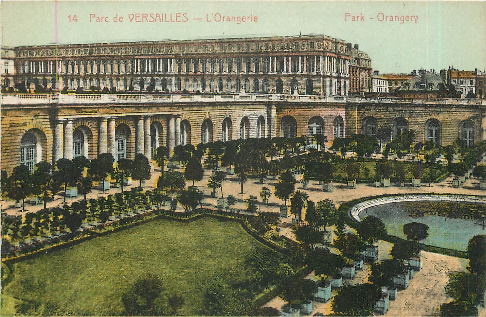 CPA Parc de Versailles - l'orangerie