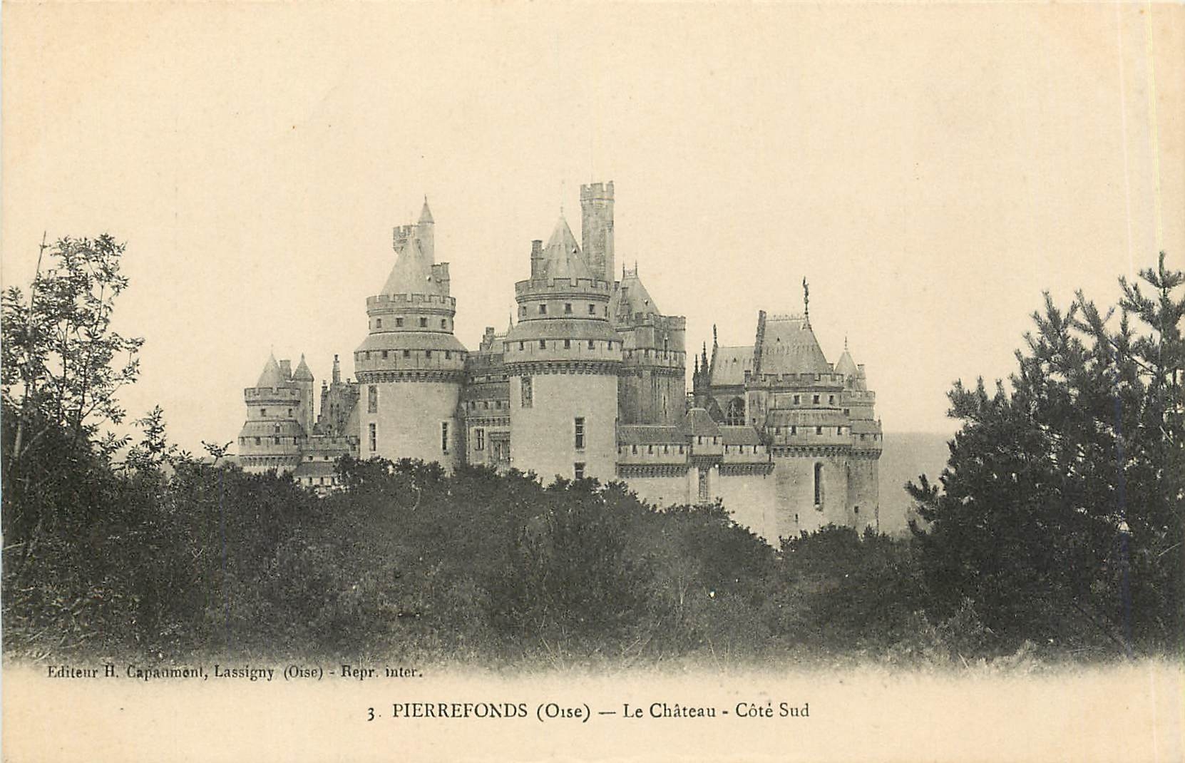 CPA Pierrefonds Le château Cote Sud