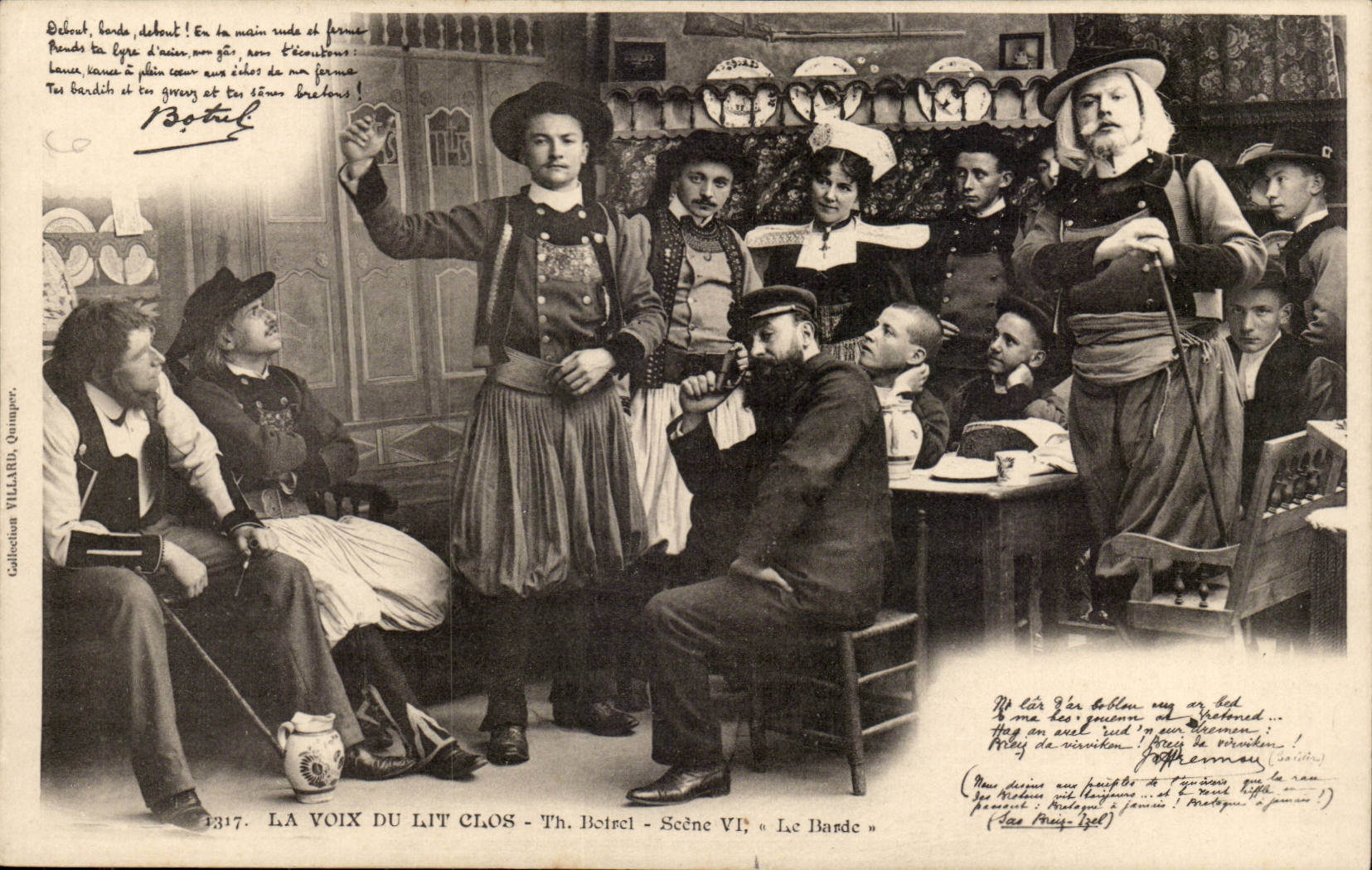 CPA the voice of the closed bed the bard (folklore costume)