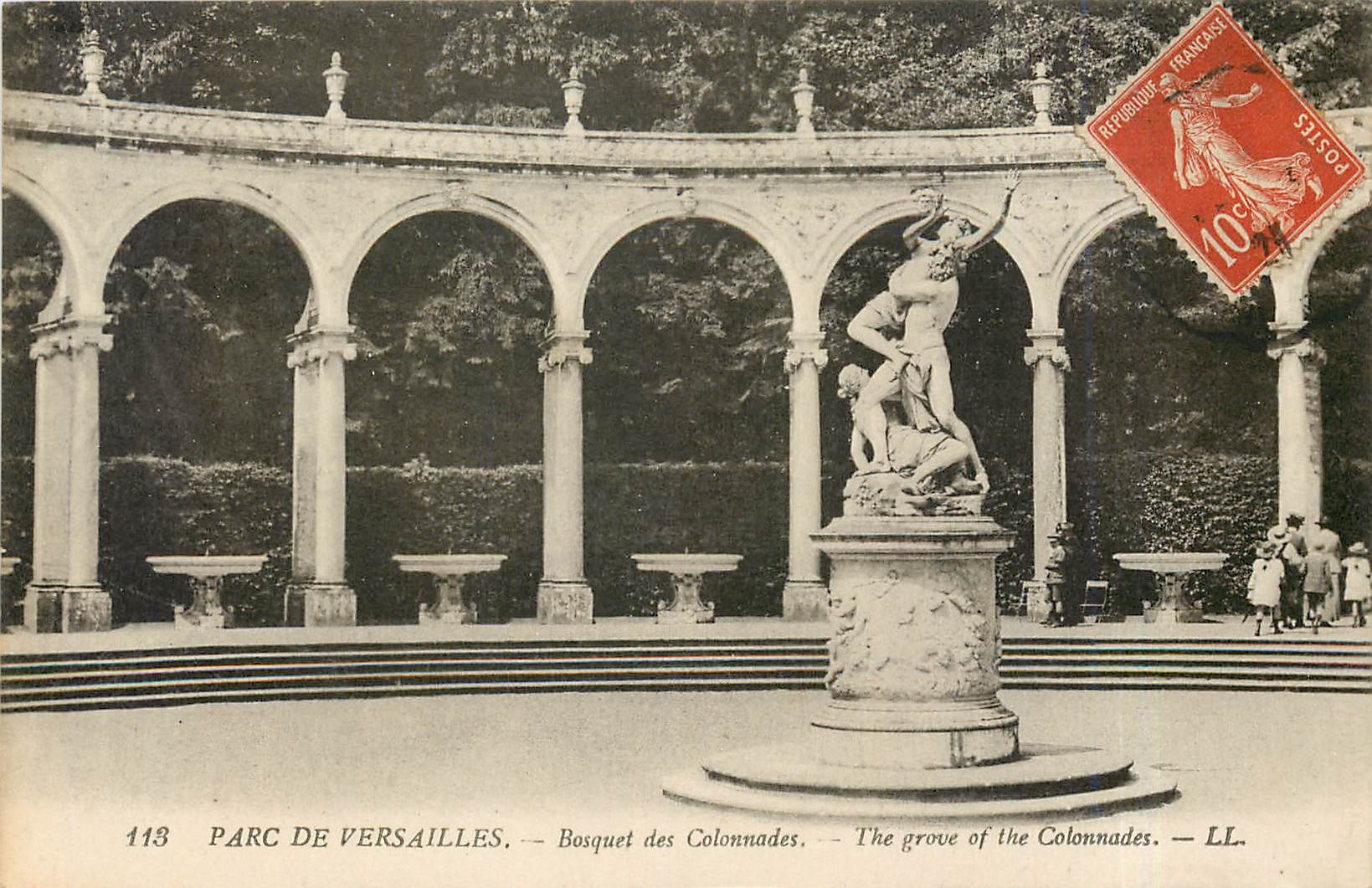 CPA Parc de Versailles Bosquet des Colonnades 