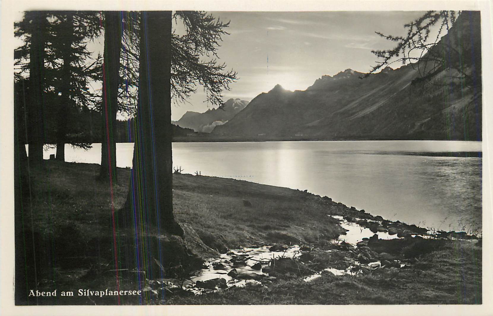 CPA Abend am Silvaplanersee 