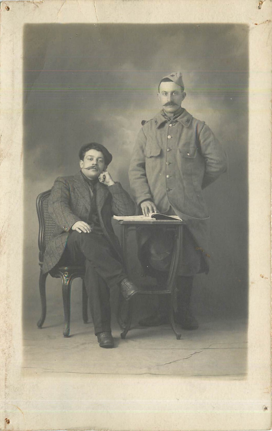 CARTE PHOTO Homme Militaria