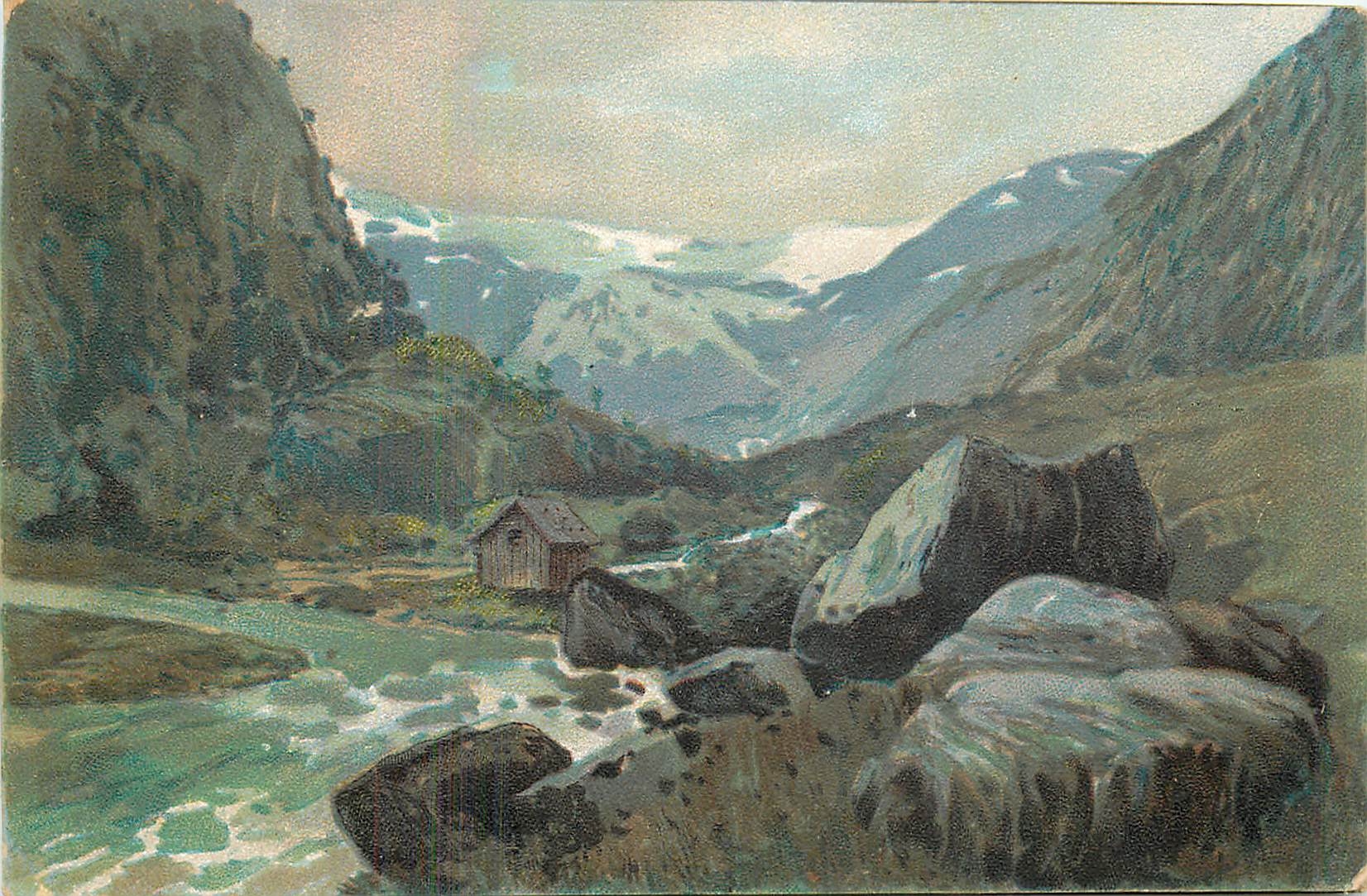 CPA Fantaisie Montagne