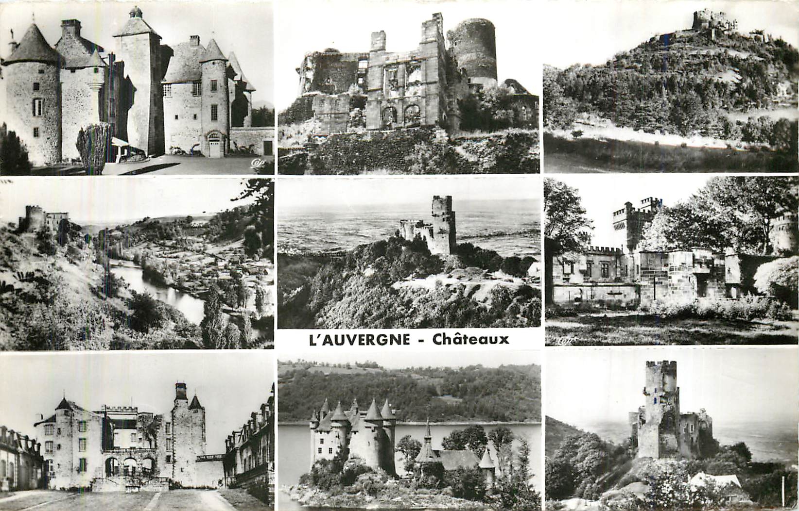 CPM L'Auvergne Chateaux 