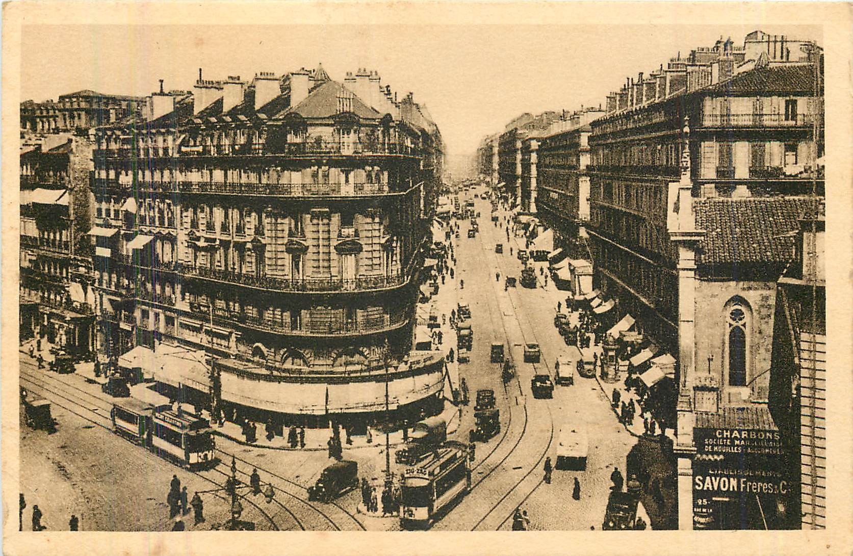 CPA Marseille Quai du Port et rue de la Republique 