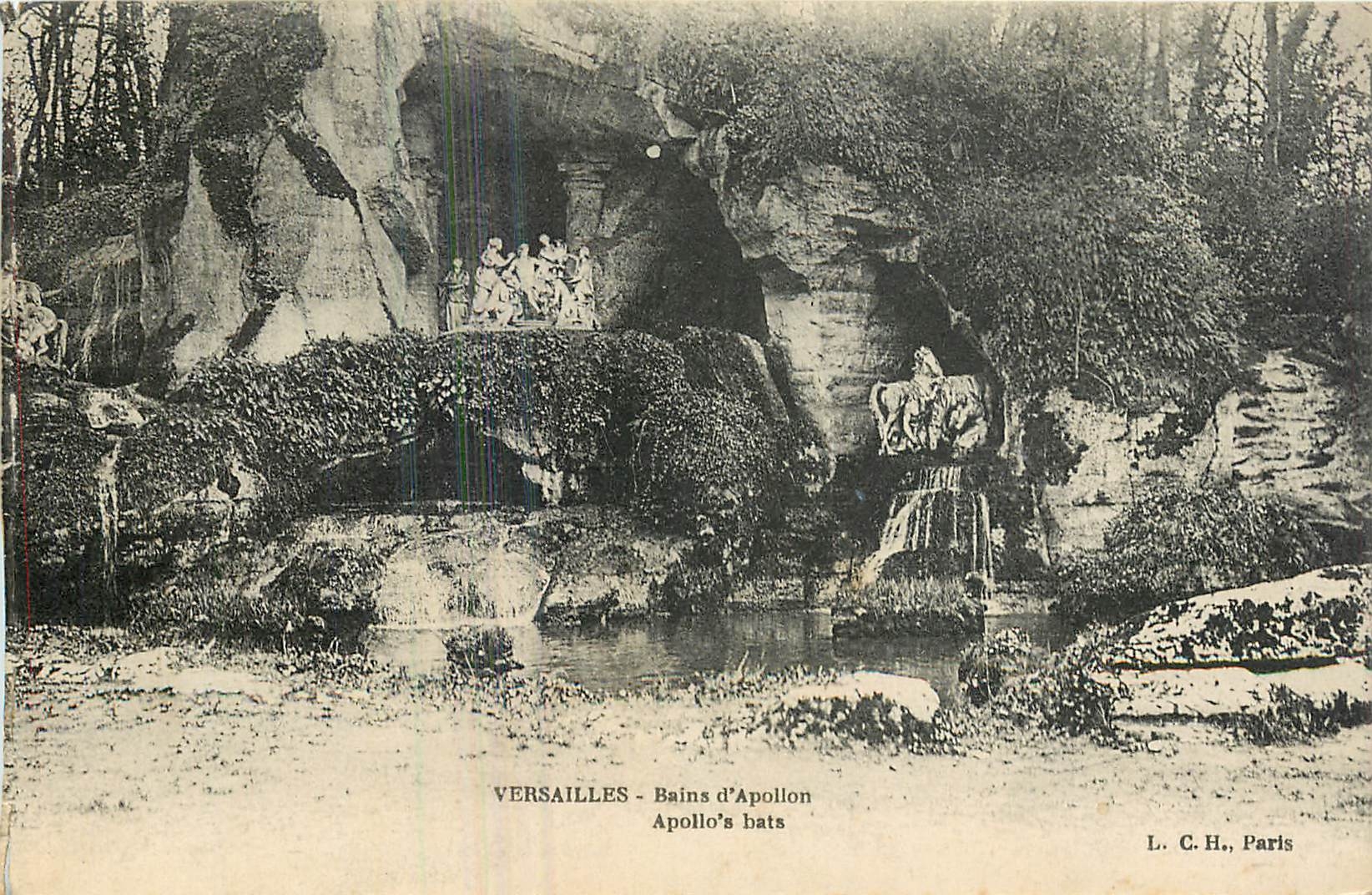 CPA Versailles bains d'Apollon 