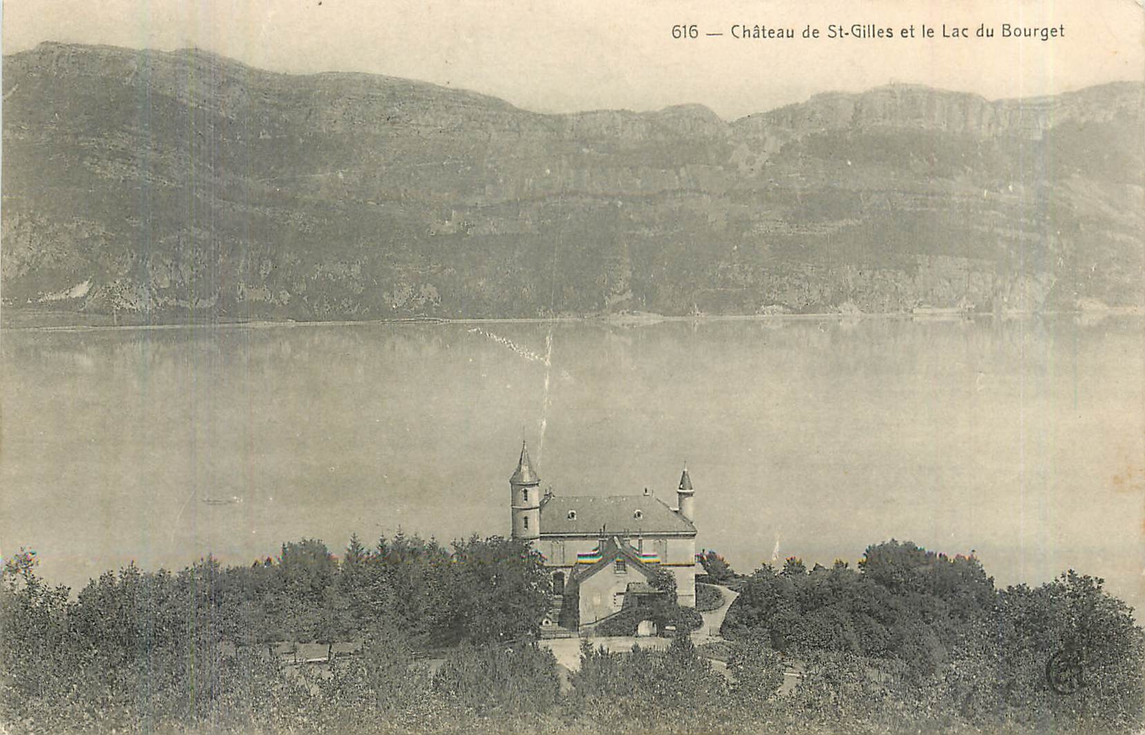 CPA Chateau de St Gilles et le Lac du Bourget