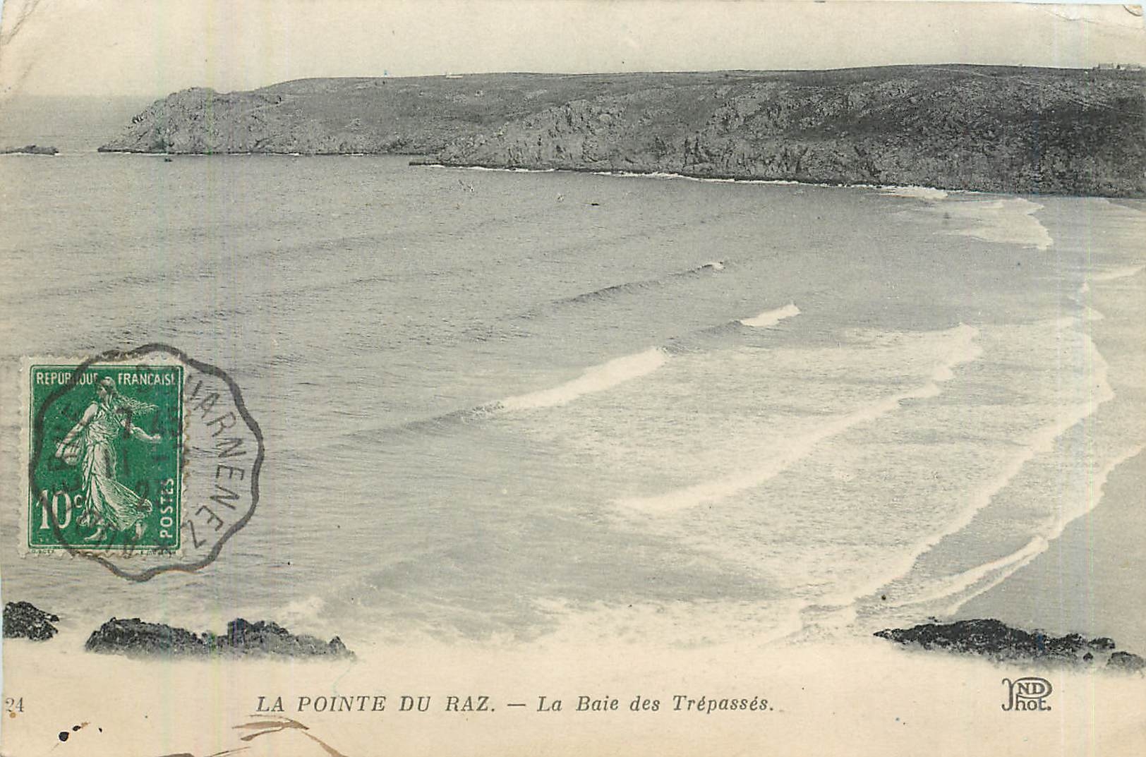 CPA La Pointe du Raz La Baie des Trepasses 