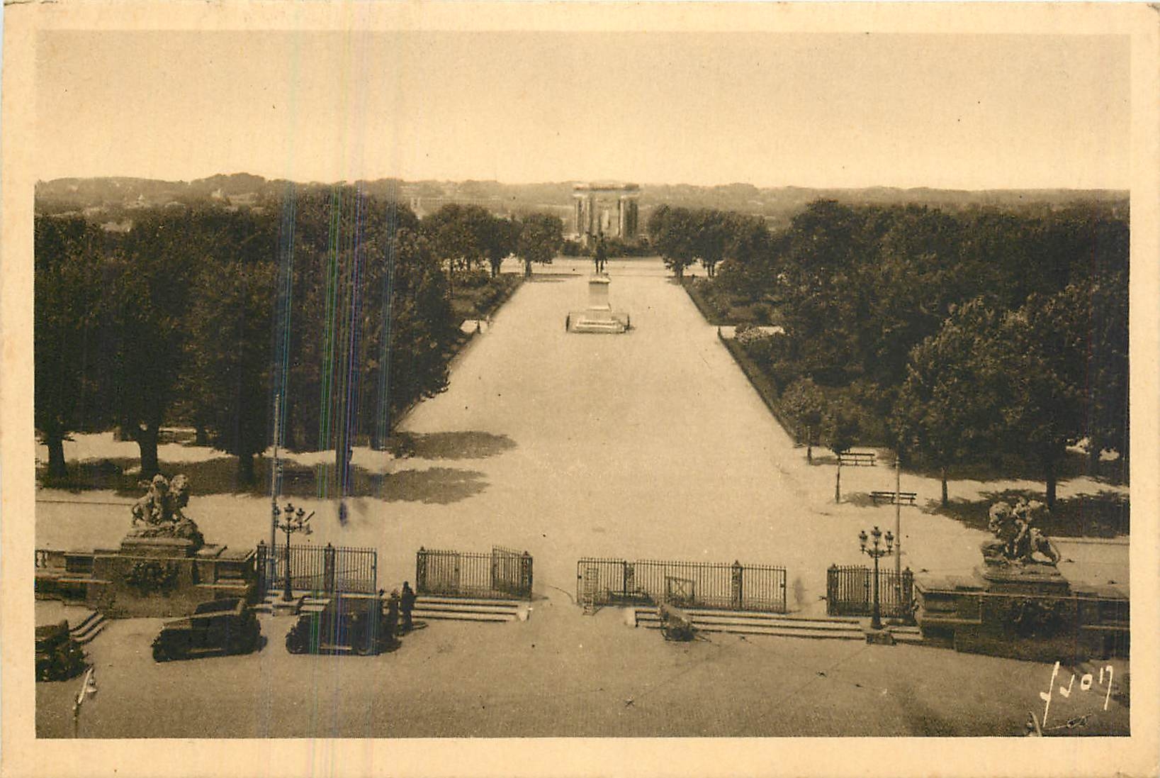 CPA Montpellier Herault Panorama du Peyrou