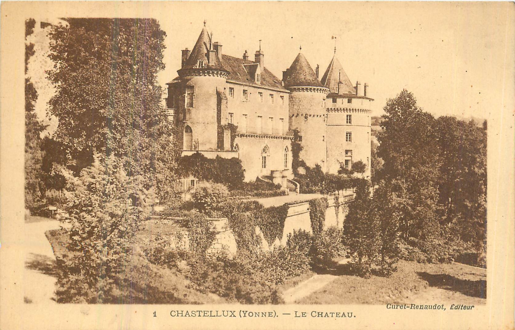 CPA Chastellux Yonne Le Chateau 