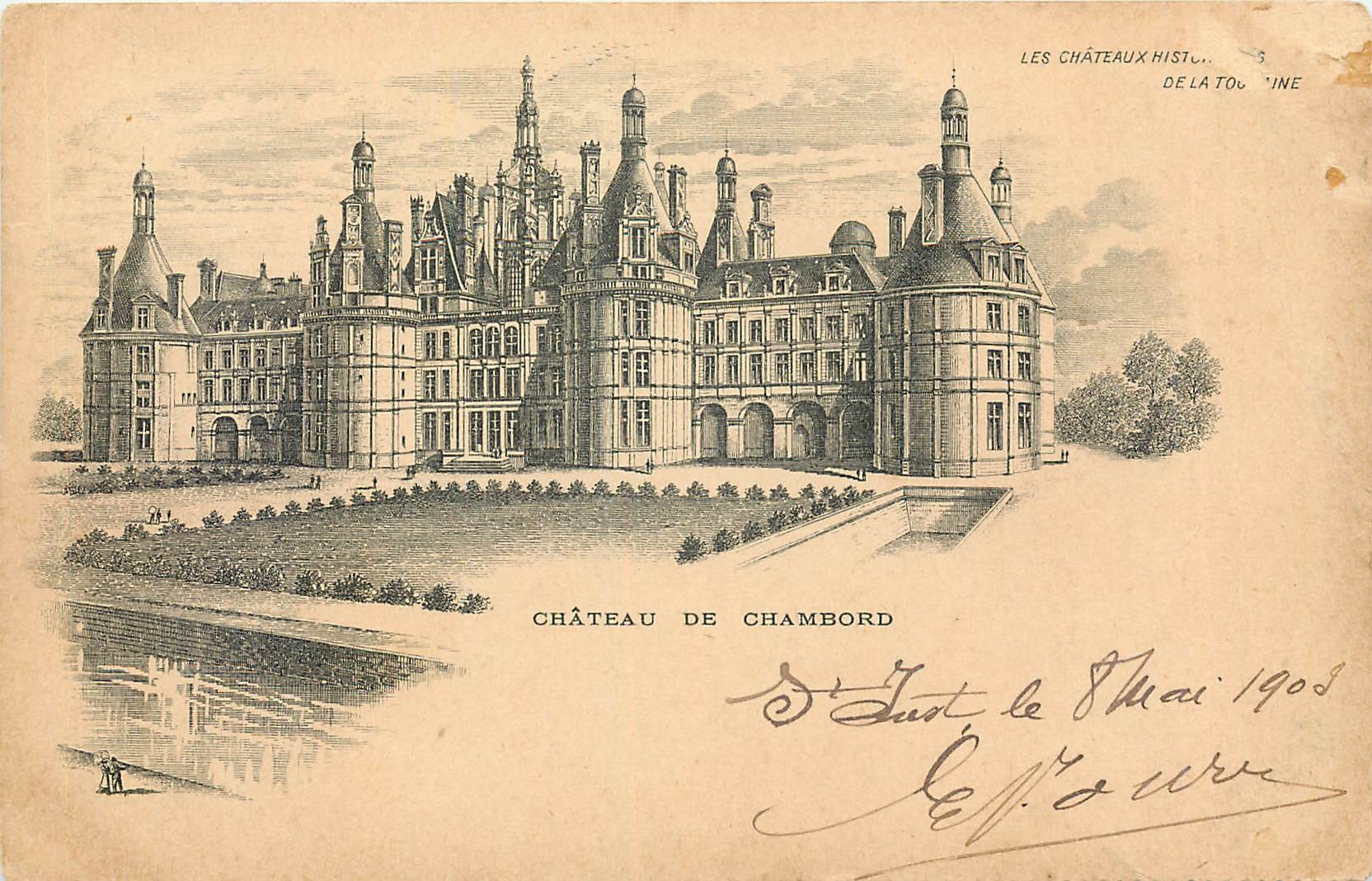 CPA Les Chateaux de la Touraine Chateau de Chambord 