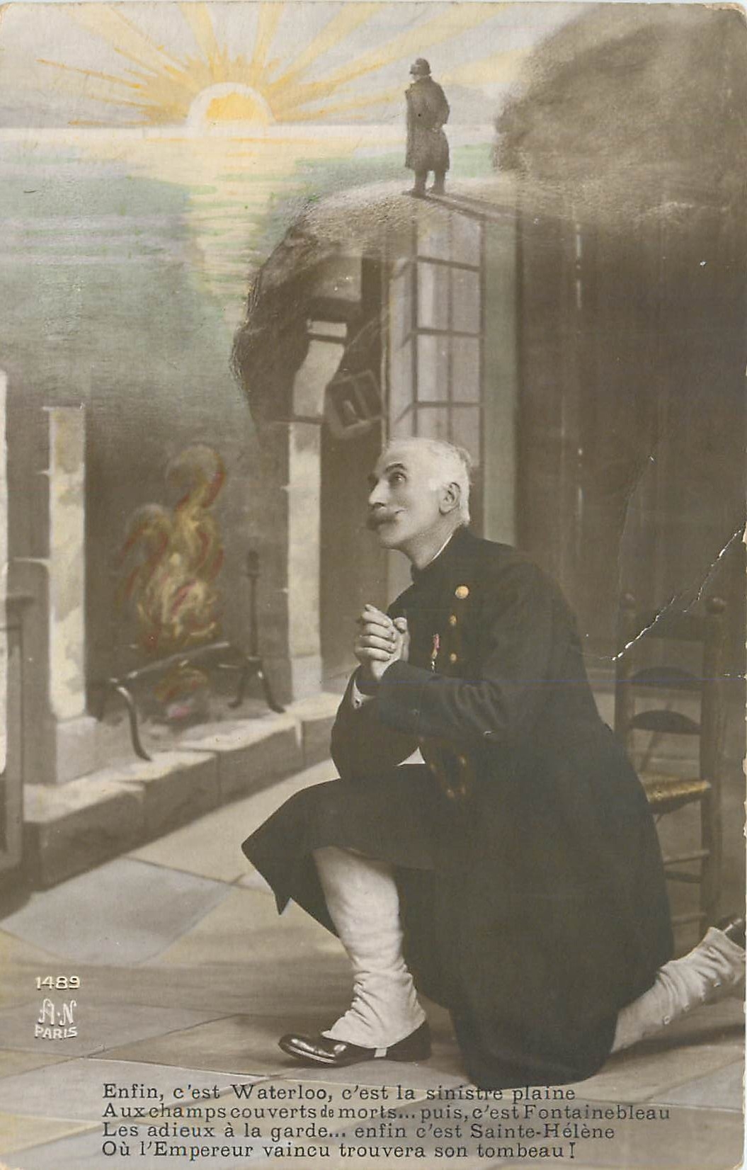 CPA Enfin c'est Waterloo c'est la sinistre plaine