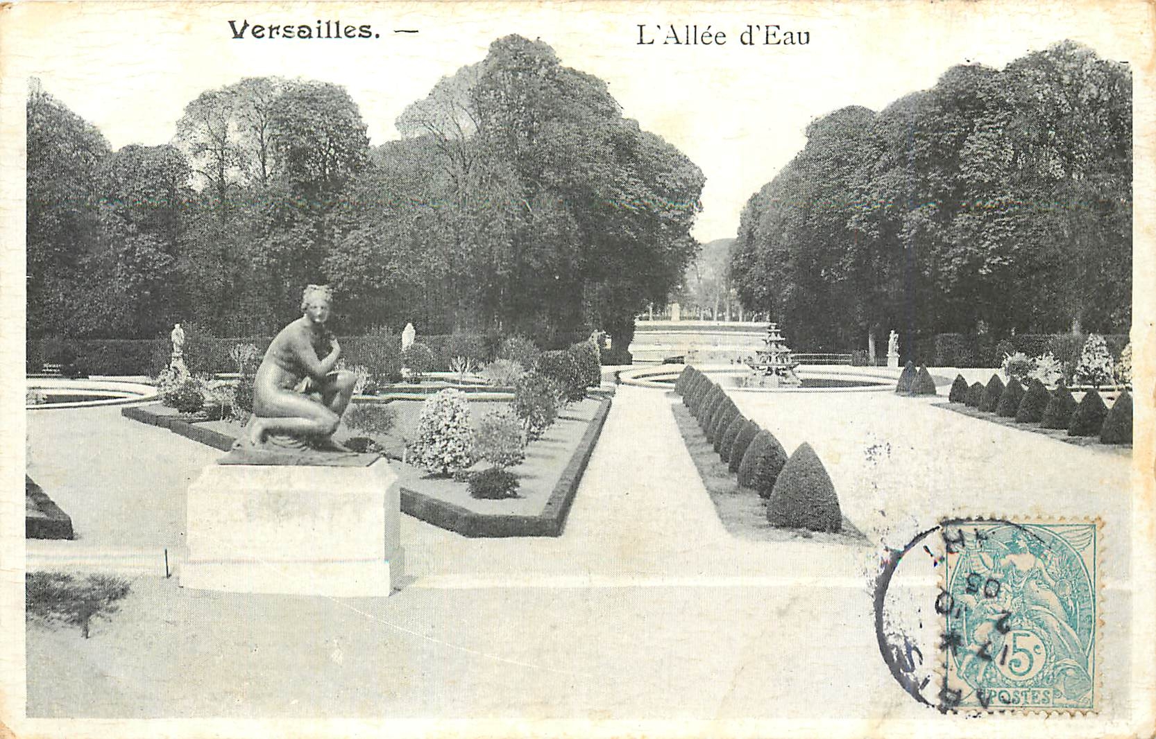 CPA Versailles L'Allee d'Eau 