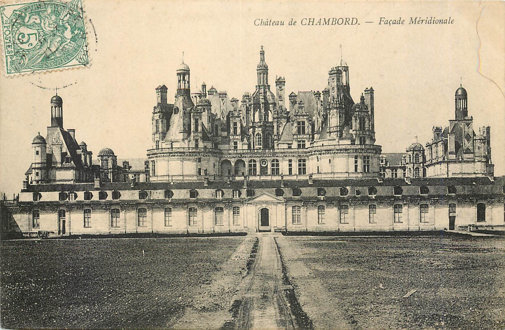 CPA Chateau de Chambord Facade Meridionale 